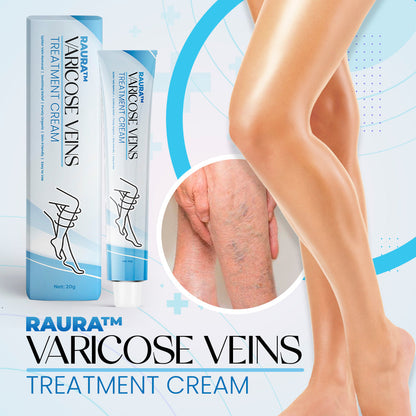 Raura™ Varicose Veins Treatment Cream ✅ Dermatologist Recommended