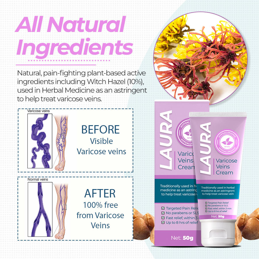 Laura Witch Hazel Varicose Veins Cream🚀