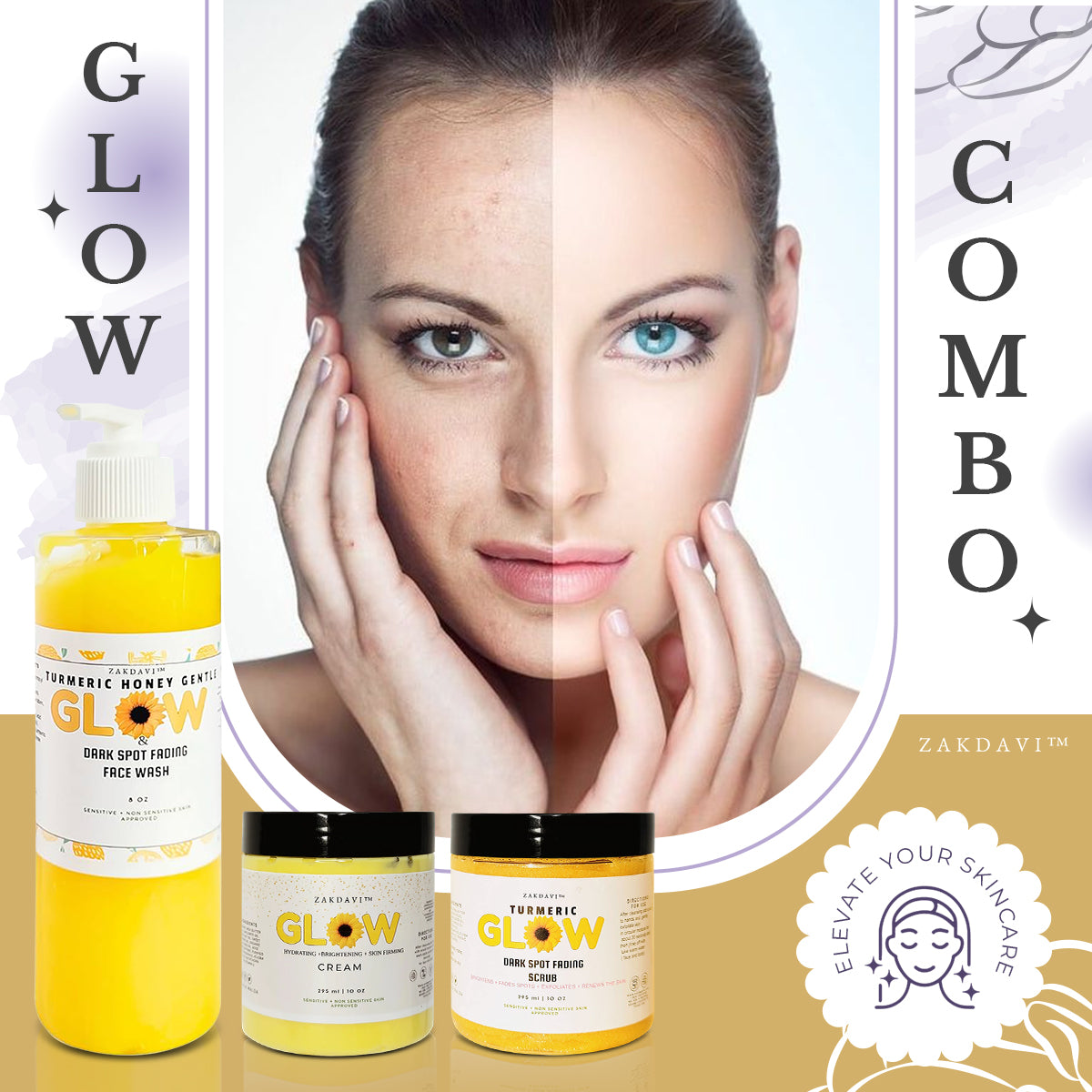 Glow Turmeric Combe Set