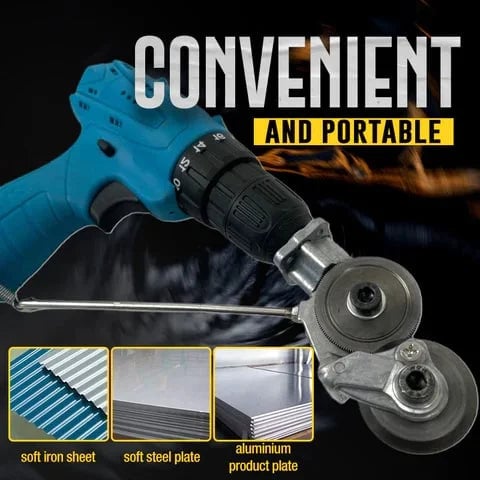 BladeBurst™ Electric Drill Shears Attachment Cutter Nibbler