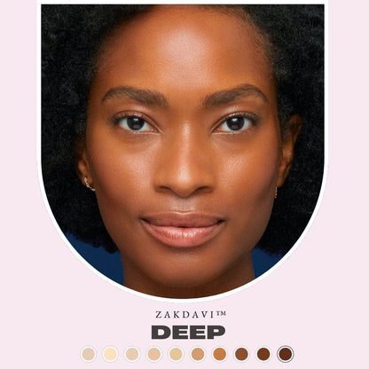 Zakdavi Super Coverage Foundation with Buffing Brush