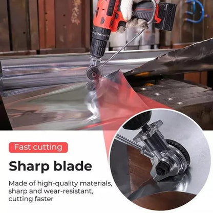 BladeBurst™ Electric Drill Shears Attachment Cutter Nibbler