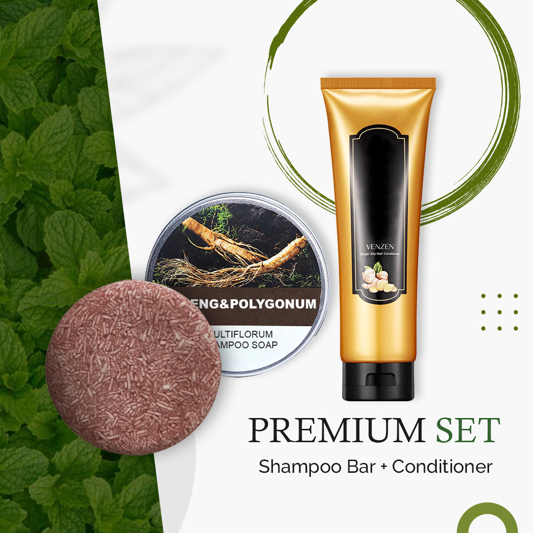 REFRESSPRO™ Hair Darkening Shampoo Bar Set