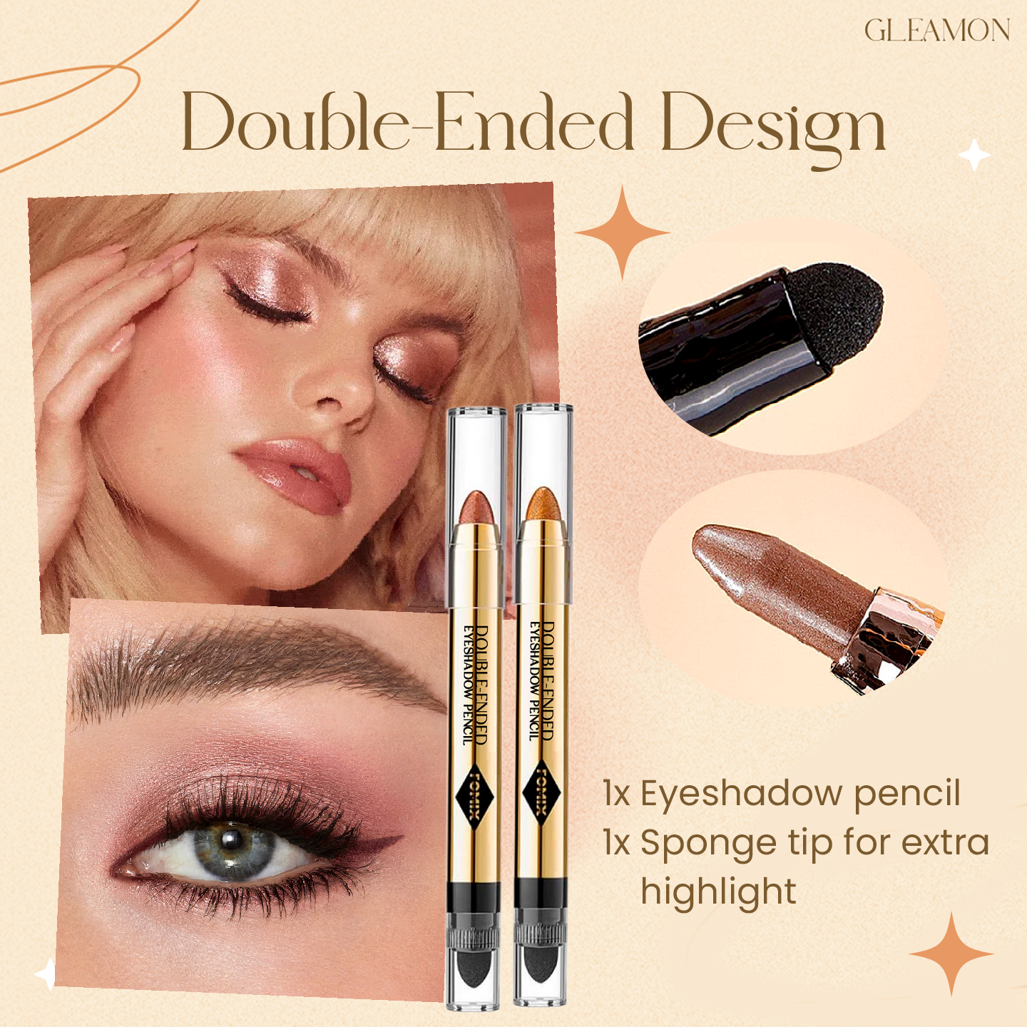 Gleamon™ Double-ended Eyeshadow Pencil